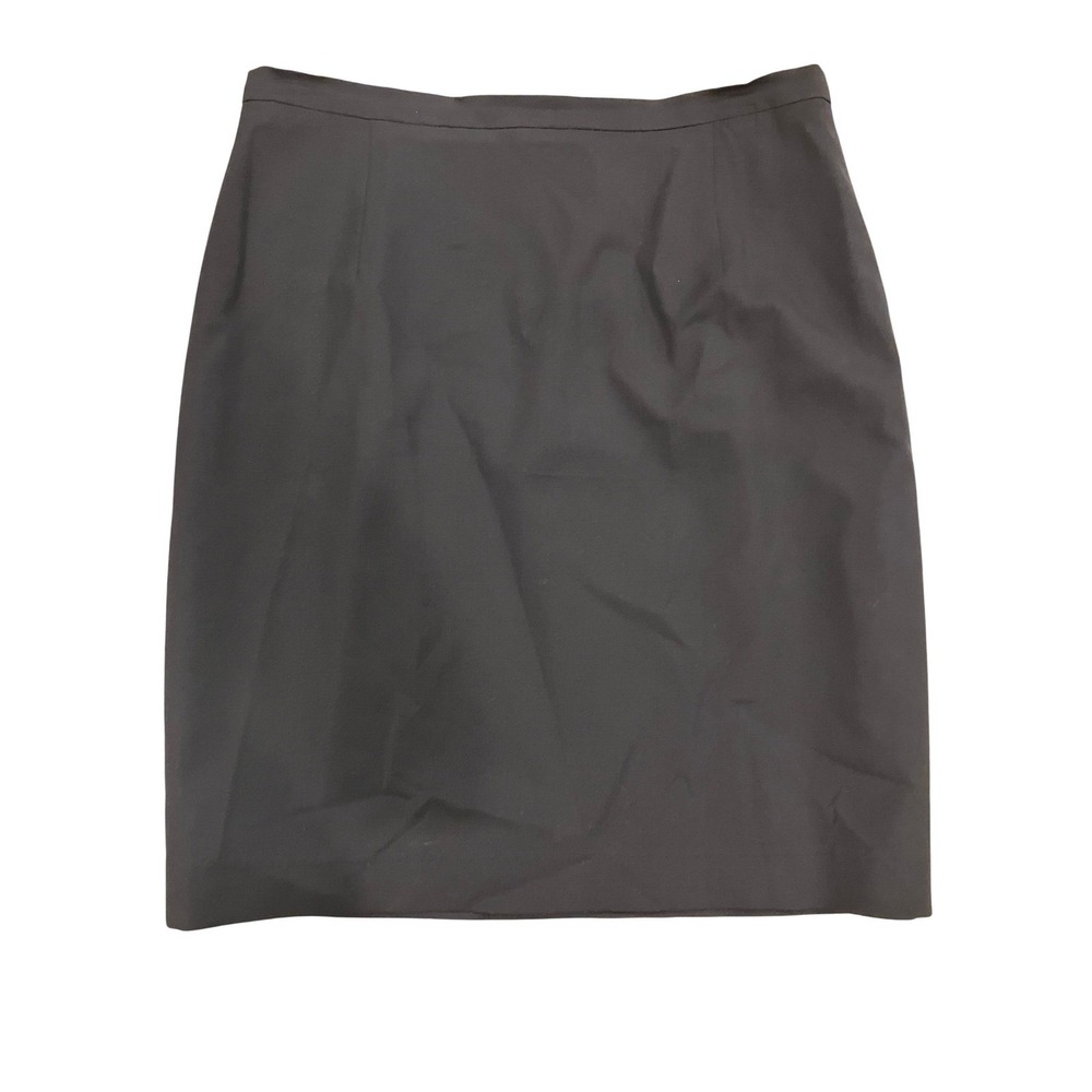 Vintage Escada Black Wool Blend Pencil Skirt‎ Classic Career Office Professional